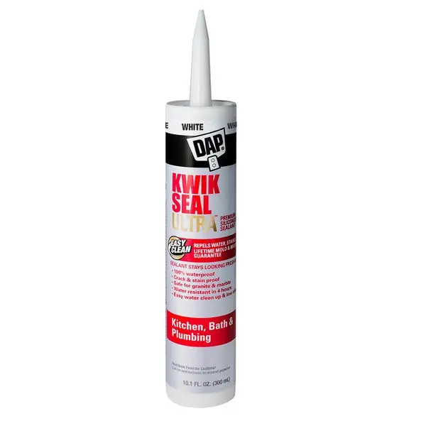 Dap 7079818897 Kwik Seal Ultra Premium White Siliconized Sealant 10.1 Oz