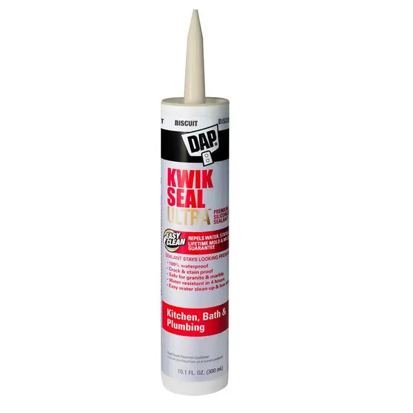 Dap 7079818899 Kwik Seal Ultra Premium Bisque Siliconized Sealant 10.1 Oz