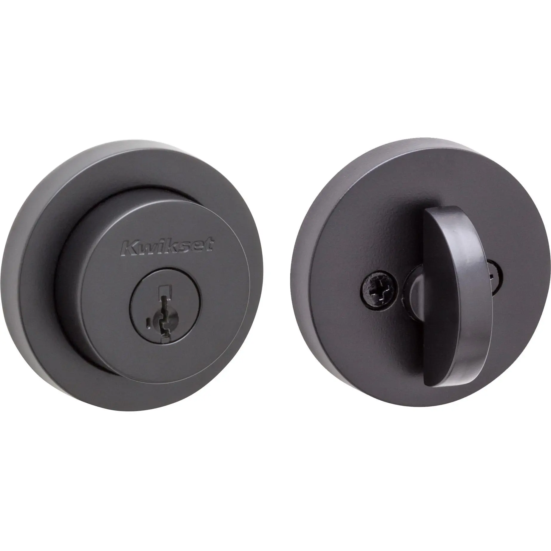 158 RDT 514 SMT 6AL STRKP K3 Milan Single Cylinder Deadbolt Matte Black