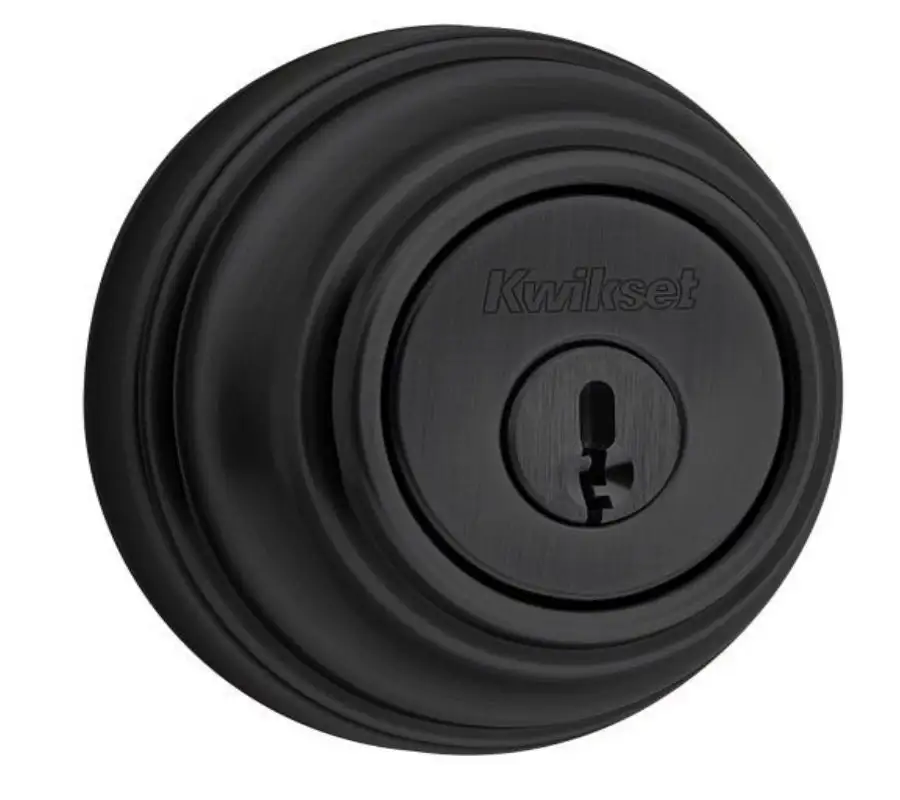Single Cylinder Deadbolt On Sale Building Hardware Materials Kwikset