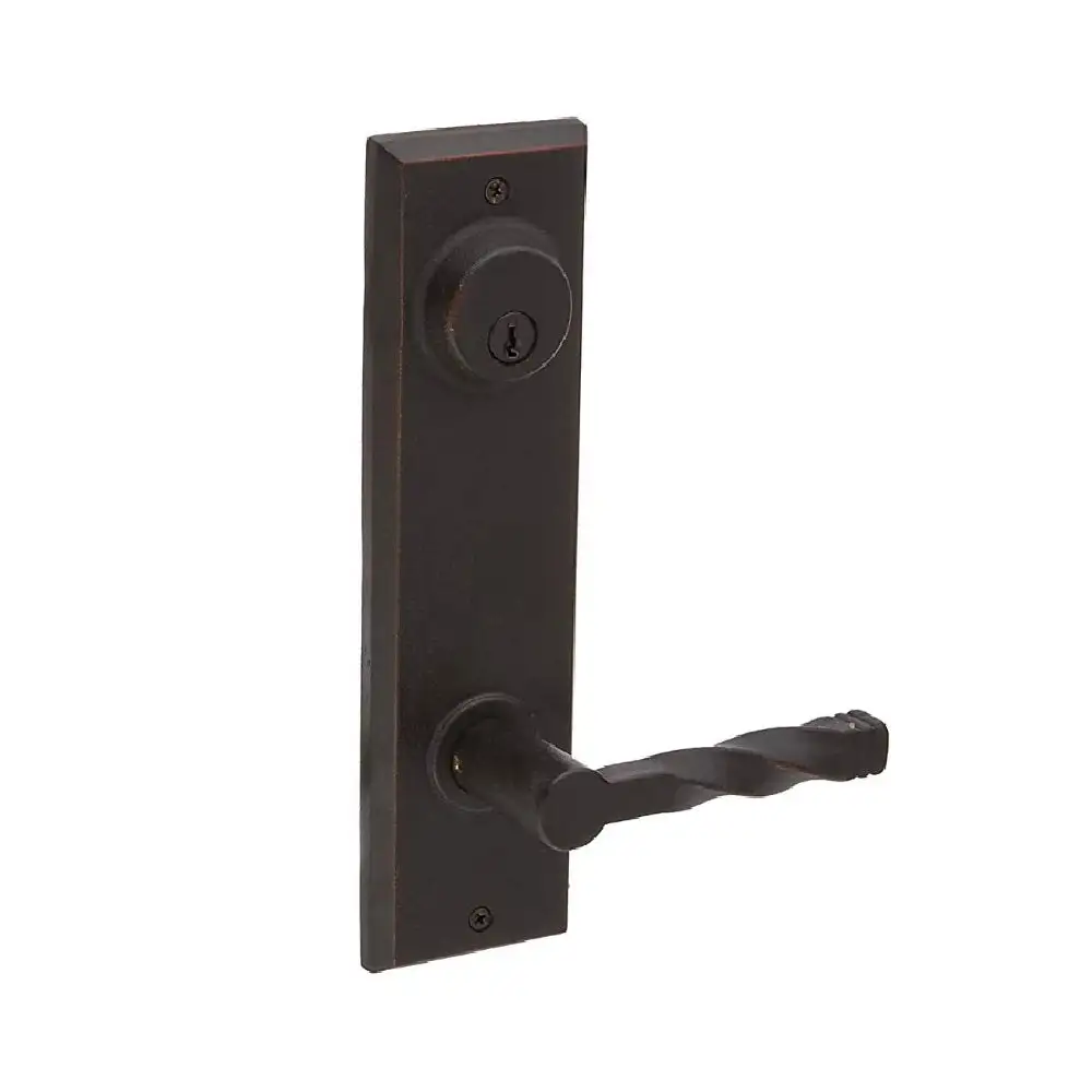 Weslock 07971-1-1SL23 Square Single Cylinder Deadbolt Oil Rubbed Bronze