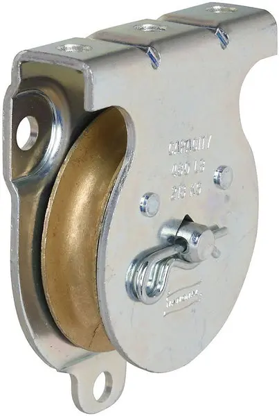 National Hardware N233-254 Zinc Plated Wall & Ceiling Mount Single Pulley Lifting
