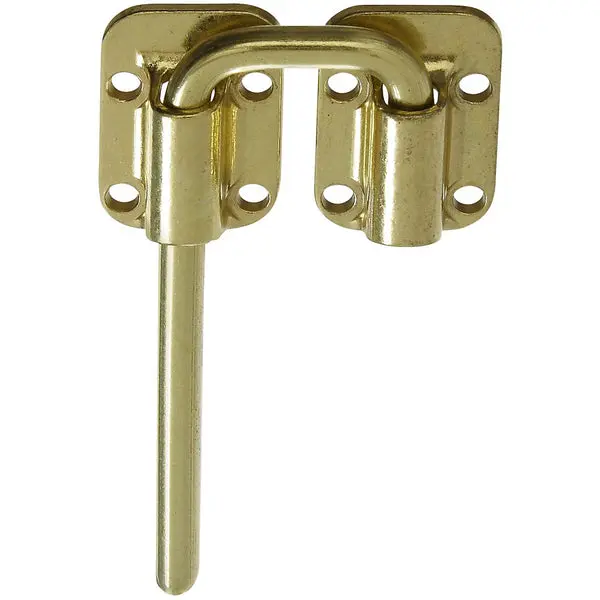 National Hardware N238-980 1-1/2" Brass Sliding Door Latch Decorative Function