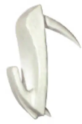 Hillman WallBiter Brass-Plated Small Picture Hook 45 lb. 4 pk Pack 10 Mini Picture Hangers