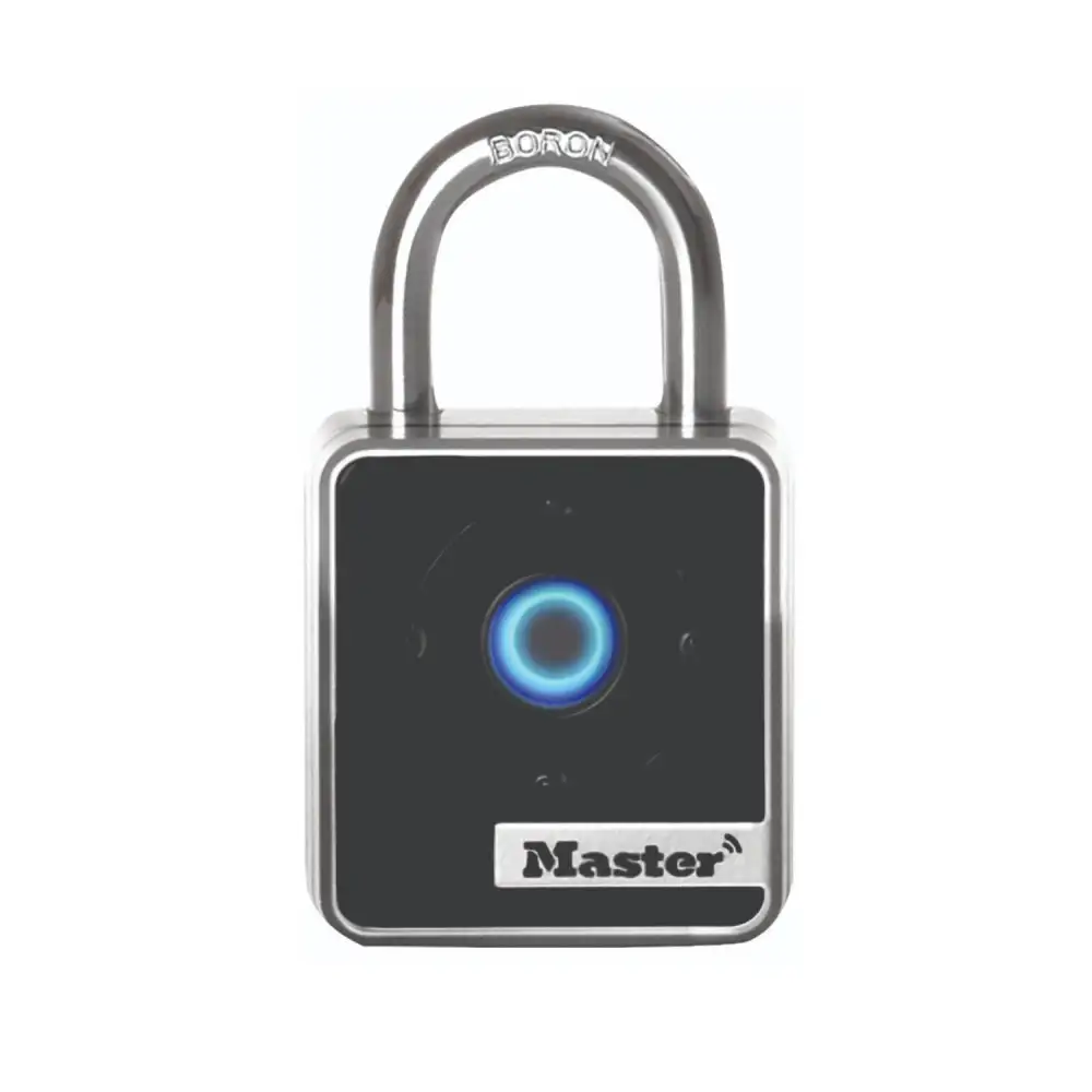 Master Lock 4400EC 4400D Bluetooth Padlock Black Silver Keyless Entry