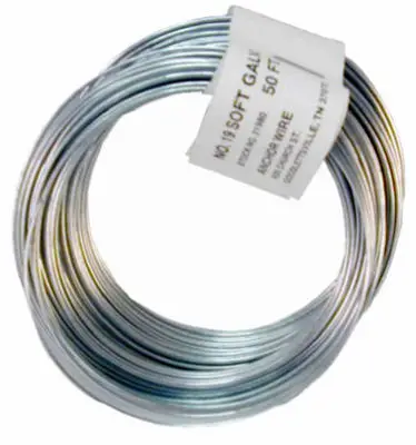 Hillman 123175 Galvanized Smooth Wire 330 ft 12-1/2 Gauge DIY and Construction