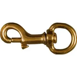 Bronze 13/16-Inch x 3.25-Inch Bolt Snap Heavy-Duty Applications National Hardware