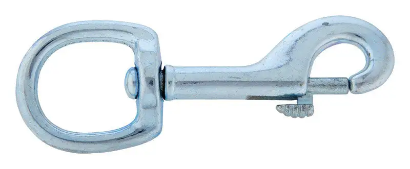 Campbell Chain 1 Inch Diameter x 4-5/8 Inch Length Zinc-Plated Iron Bolt Snap 100 lb Capacity Pack 10