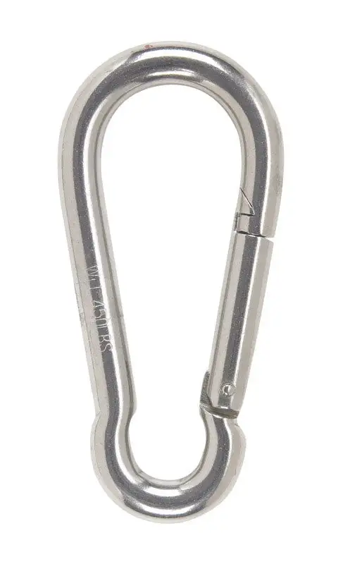 Campbell Chain 3/4 . Stainless Steel Spring Snap 10-Pack 450 lb. Capacity