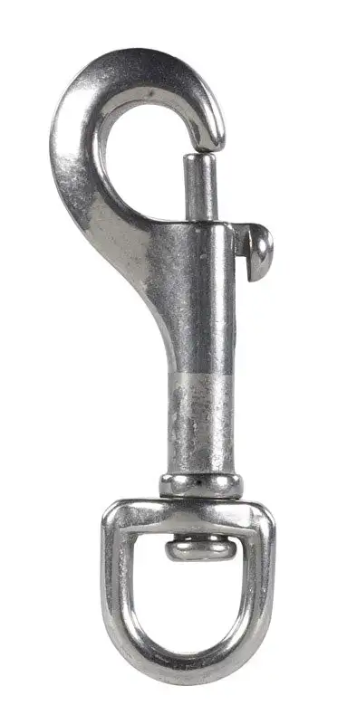 Campbell Chain 1/2 . Stainless Steel Bolt Snap 10-Pack 50 lb. Capacity