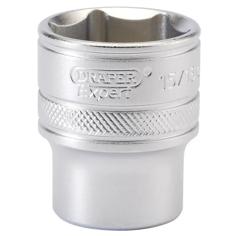 Draper H-AF/MS 6 Point Imperial Socket, 1/2" Sq. Dr., 15/16" - (16633)