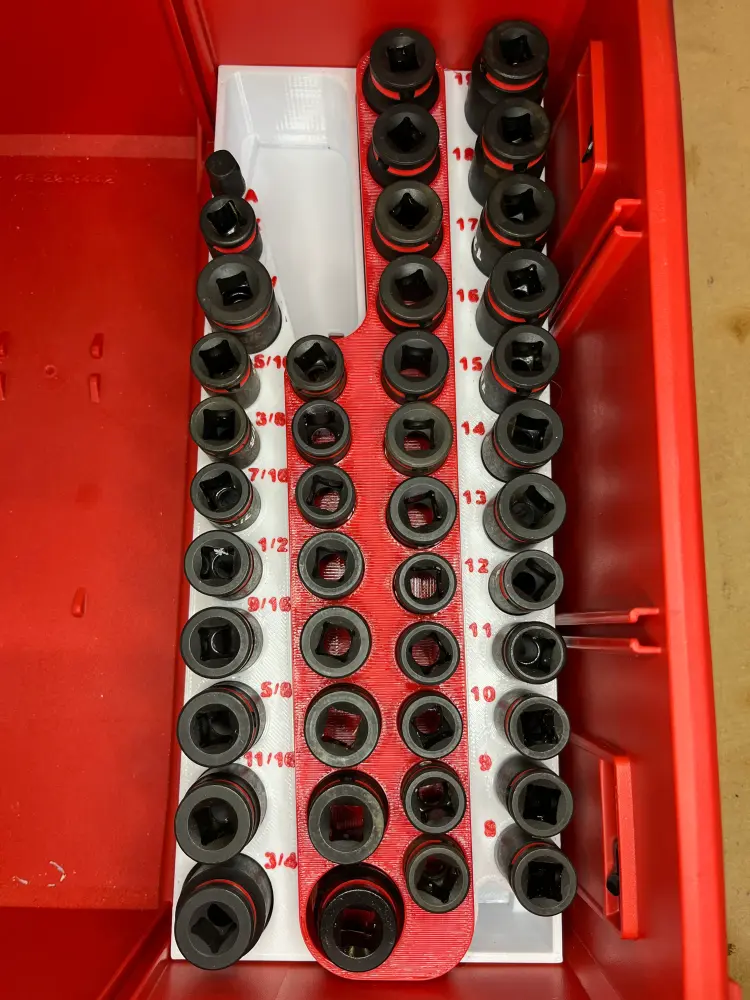 Packout Drawer Insert 43-Piece Impact Socket Adjust - Slimline Style (IST-T D)