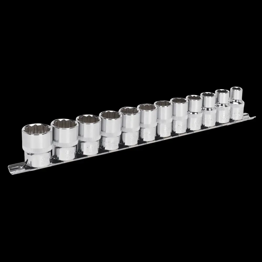 Sealey AK2684 Socket Place 12pc 1/2"Sq Drive 12pt WallDrive® Metric