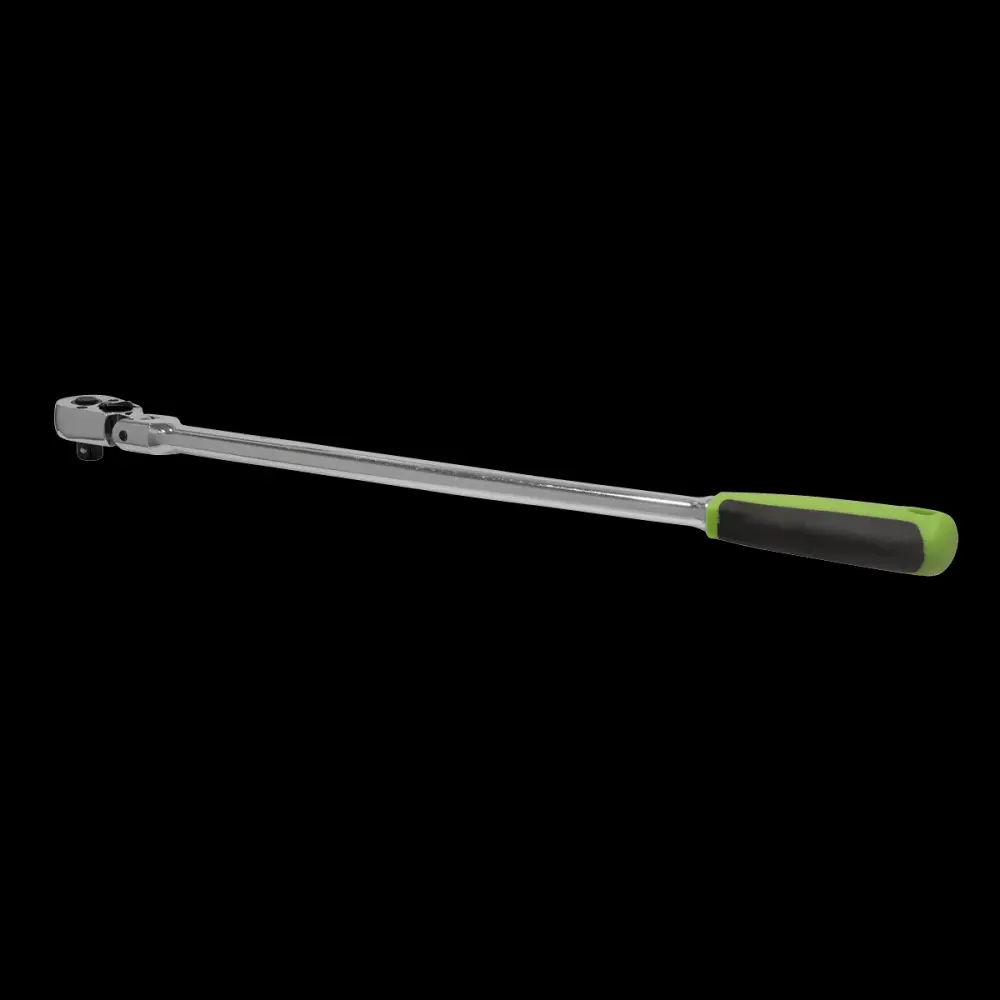 Sealey S01208 Ratchet Wrench 3/8"Sq Drive Extra-Long Flexi-Head Flip Reverse