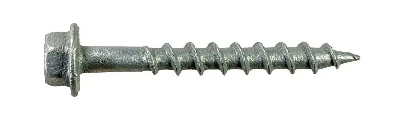 Simpson Strong-Tie Strong-Drive SD SD9112R500 Connector Screw, #9 Thread, 1-1/2 L, Serrated Thread, Hex Head
