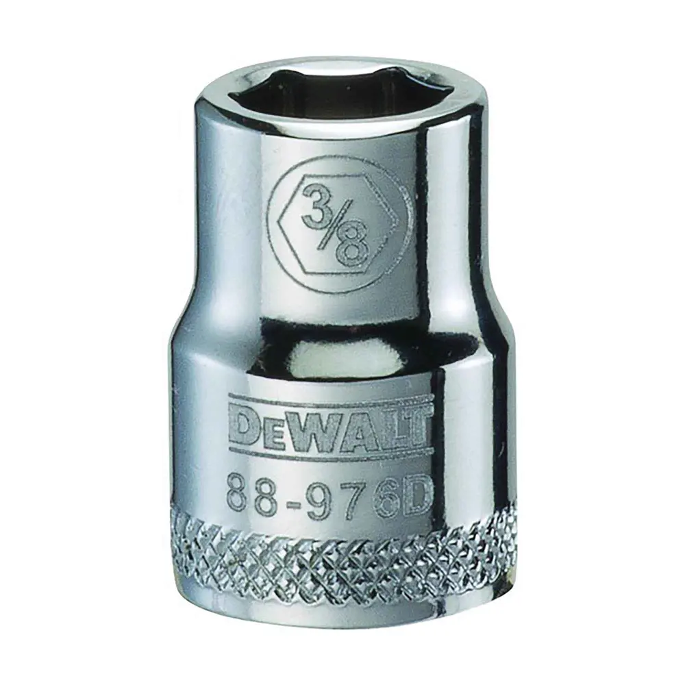 3/8" Square Drive Mini Standard Socket 6 Points, 3/8"