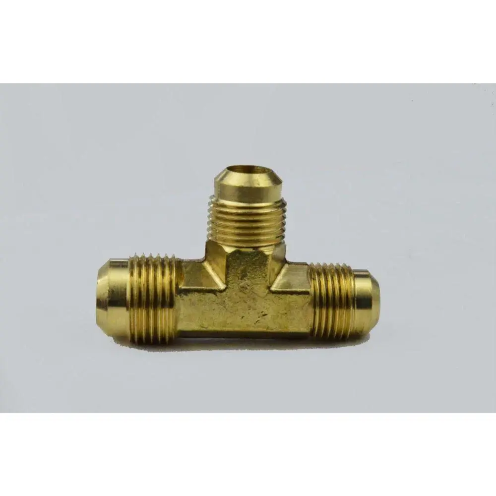 TR2-6610 United Brass 3/8" OD X 3/8" OD X 5/8" OD Warm alloy Flare Tee