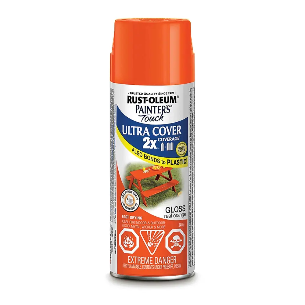 Painter's Touch High Spray Paint Gloss Real Coral, 340 g