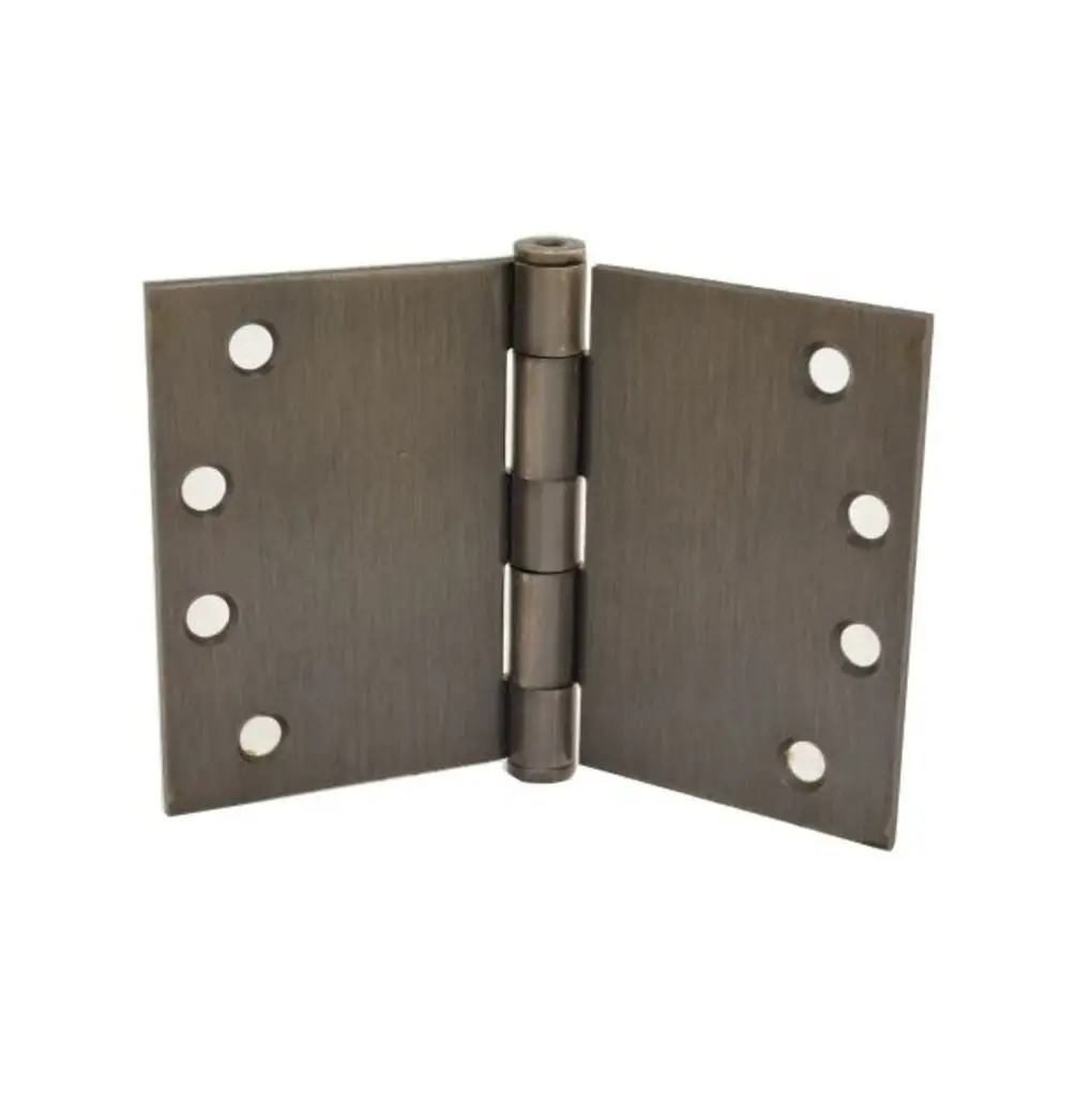 Hager 1734432D 4 Inch Full Mortise Spring Hinge Satin Stainless Steel