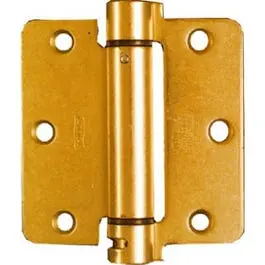 Brass Adjustable Spring Hinge 3.5-Inch Cabinet and Door National Hardware
