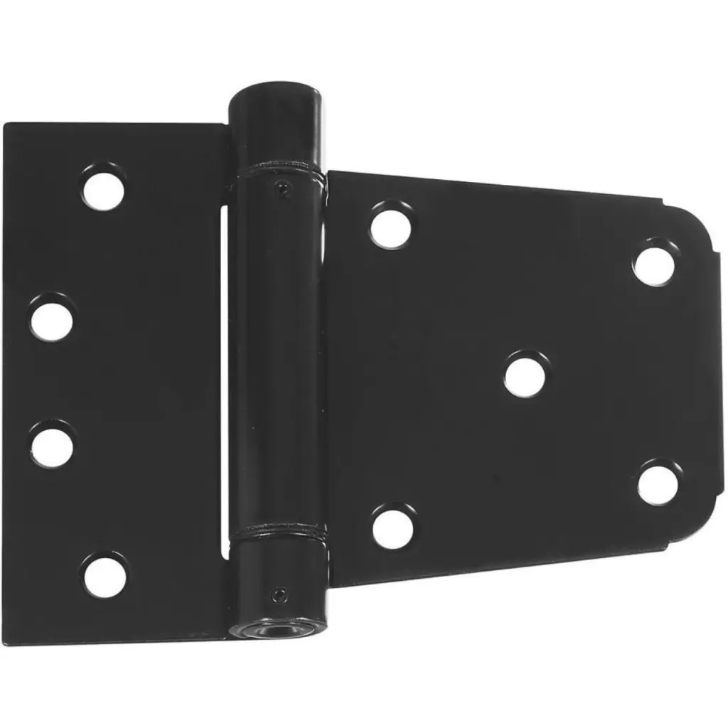 National 3-1/2 Inch Black Heavy-Duty Spring Gate Hinge Security Gates