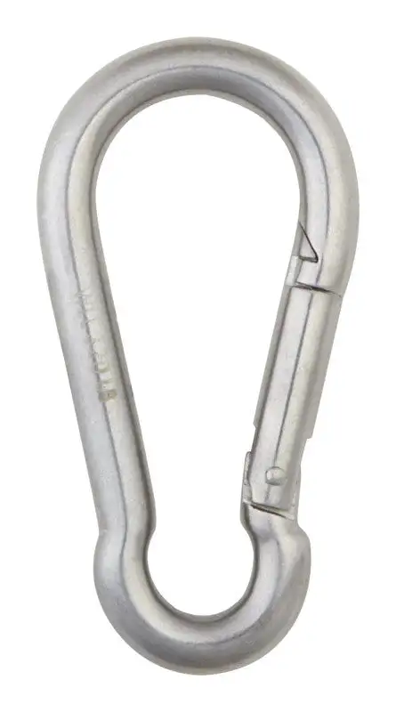 Campbell 0.25 Inch D X 2.38 Inch L Polished Stainless Steel Spring Snap 160 lb