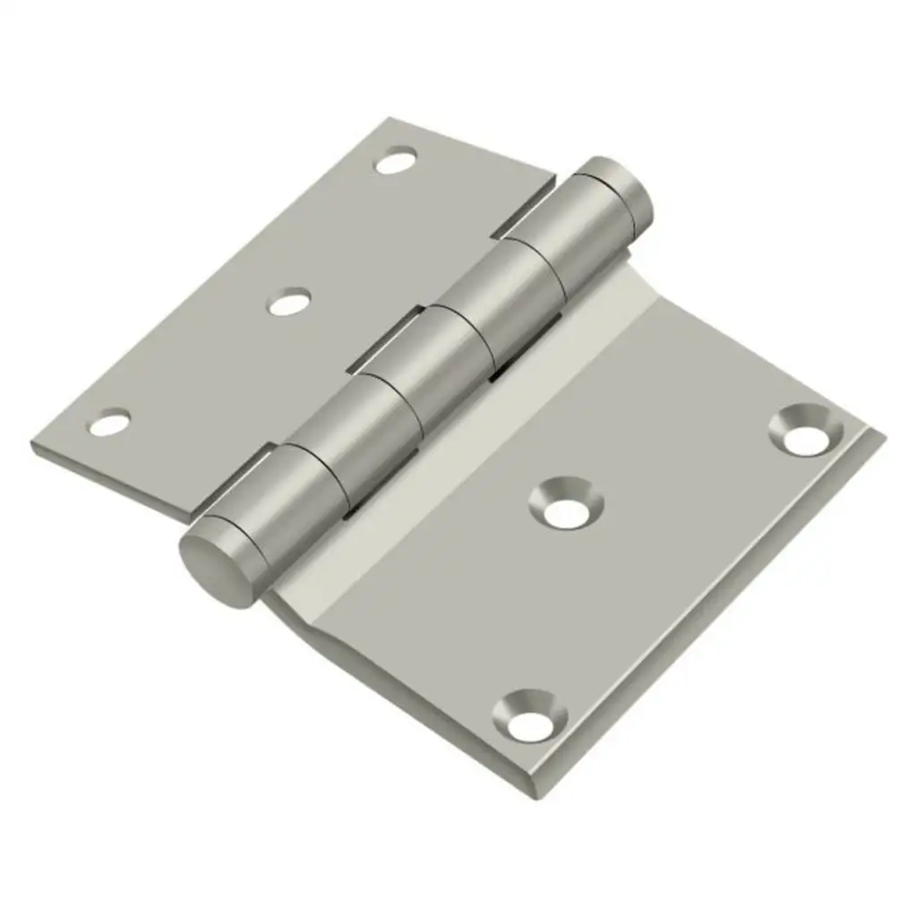 Deltana DSB35B15A Square Hinge Ball Bearings Antique Nickel 3-1/2 x 3-1/2