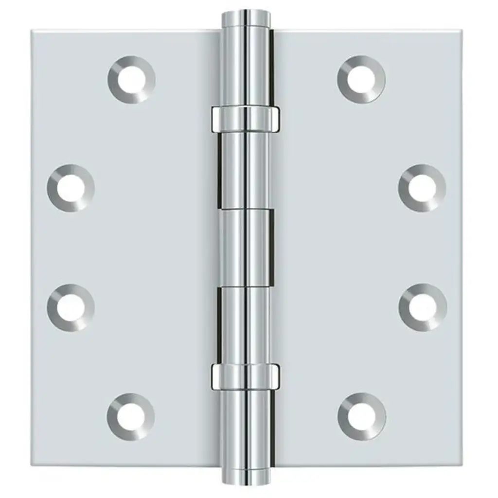 Deltana DSB4514 Square Hinge Bright Nickel