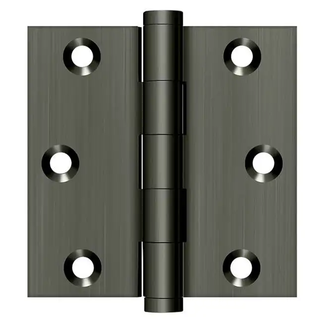 Square Door Hinge PVD Polished Brass - Low Price Home Hardware Repair Tools Deltana