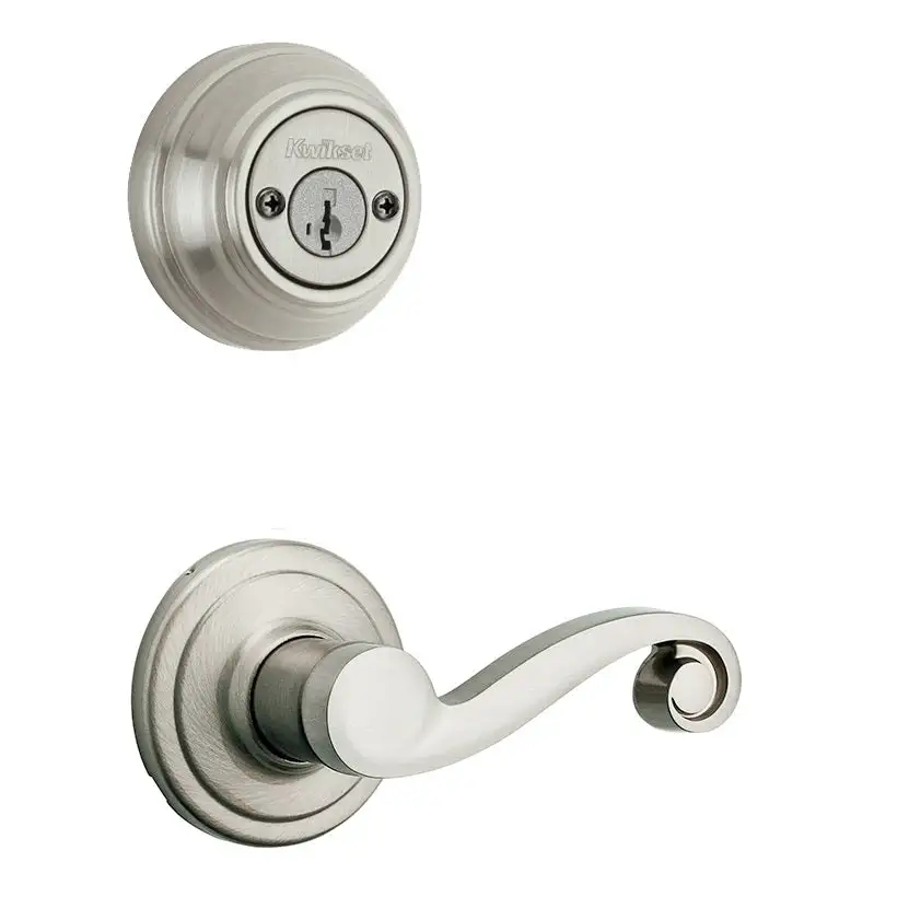 Halifax Interior Non Handed Square Handleset - Best Home Hardware Tools Kwikset