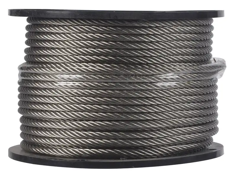 Campbell Electro-Polish Stainless Steel 1/4 . Diameter 250 ft. Length Cable