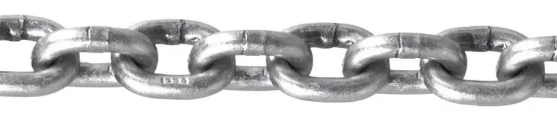 Campbell 5/32 . Oval Link Stainless Steel Chain 50 ft. Durable Metal Hardware