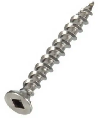 Hillman 41601 Stainless Steel Square Recess Screw #10 x 3 Inch Durable Fastening Hillman Fasteners