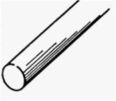 K&S 7144 Stainless Steel Round Rod 3/8 x 36 Inches Solid Steel Rod DIY Ku0026S