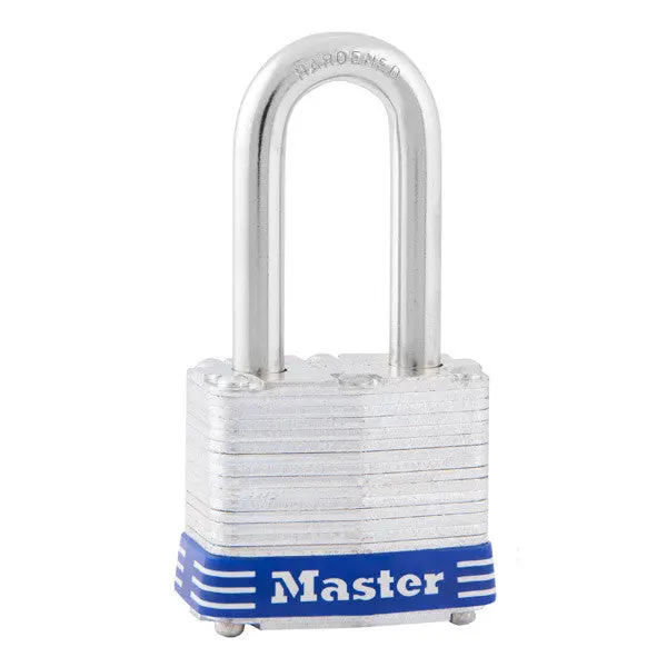 Master Lock 3DLF Laminated Steel Padlock 1-1/2 Inch Long Shackle 1-9/16 Wide