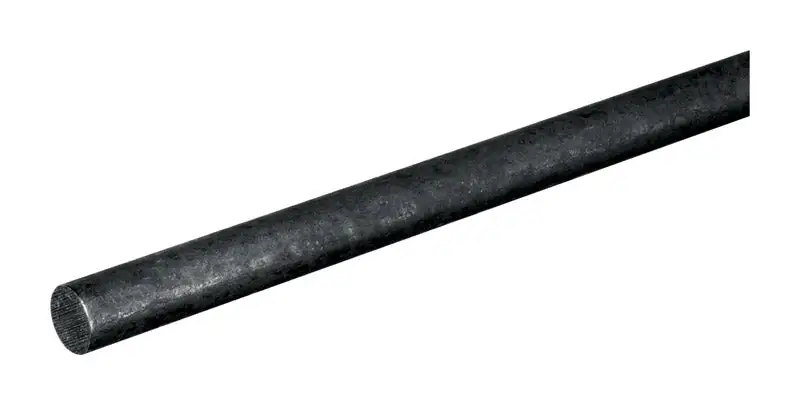 SteelWorks 3/8 Inch Diameter 36 Inch Length Zinc-Plated Steel Unthreaded Rod