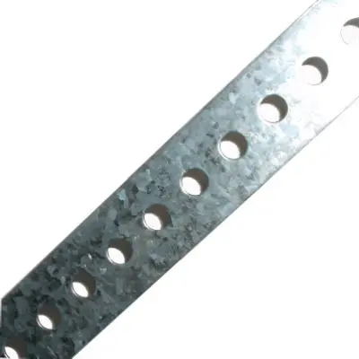SteelWorks 11145 Slotted Steel Strapping 2-3/8 x 72 Inch 18 Gauge Metal Banding