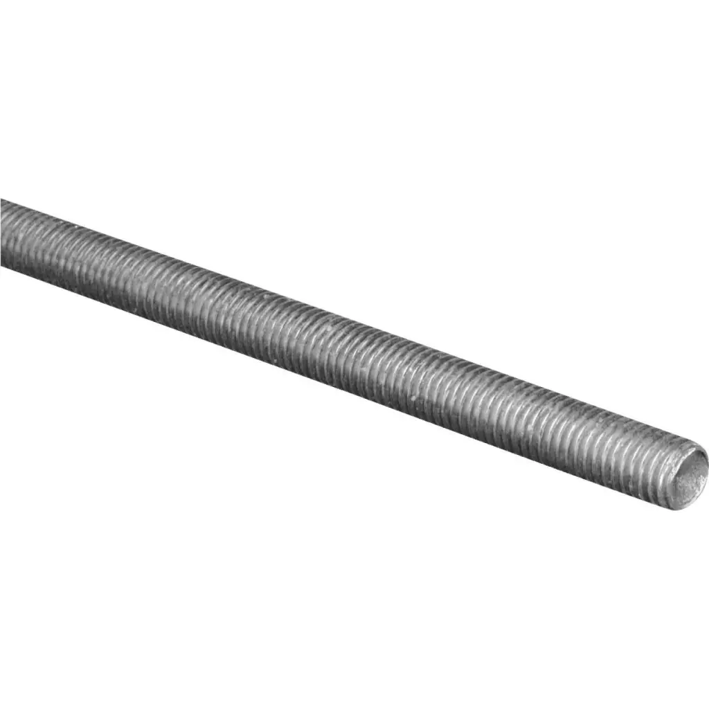 HILLMAN Steelworks 7/8 . x 3 Ft. Steel Threaded Rod Construction