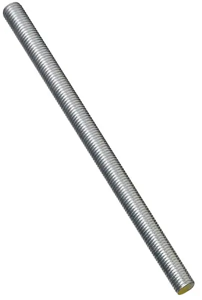 Stanley Hardware N179-473 Threaded Rod 3/4-10 Thread 24 Inch L Zinc Plated UNC
