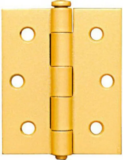 National Hardware N115-477 3 x 2.5 Inch Baked Enamel Brass Screen and Storm Door Hinge