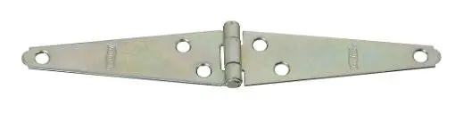 National Hardware Light-Duty Strap Hinge 4 Inch Zinc Plated 2-Pack Durable