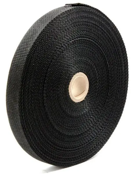 Turf 1001 Bulk-Strap Polypropylene Webbing Black 200 Lb 1 Inch x 300 Feet