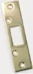 First Watch Security 1016-PB Security Strike 1-5/8 x 11 Inches Brass Plated Heavy Duty Door Plate