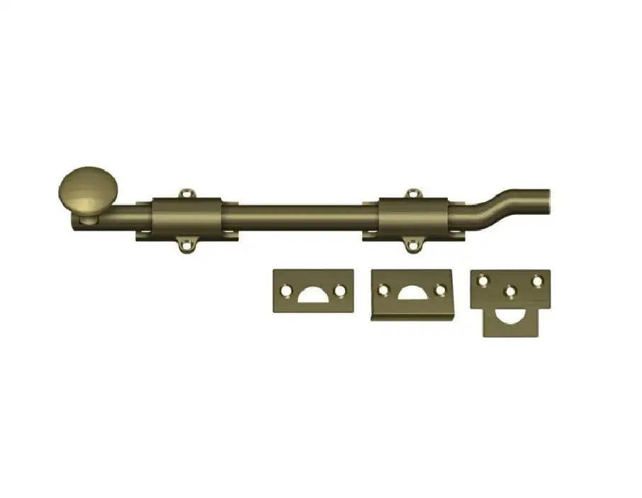 Deltana FPG1010B 10 Inch Surface Bolt Off-Set