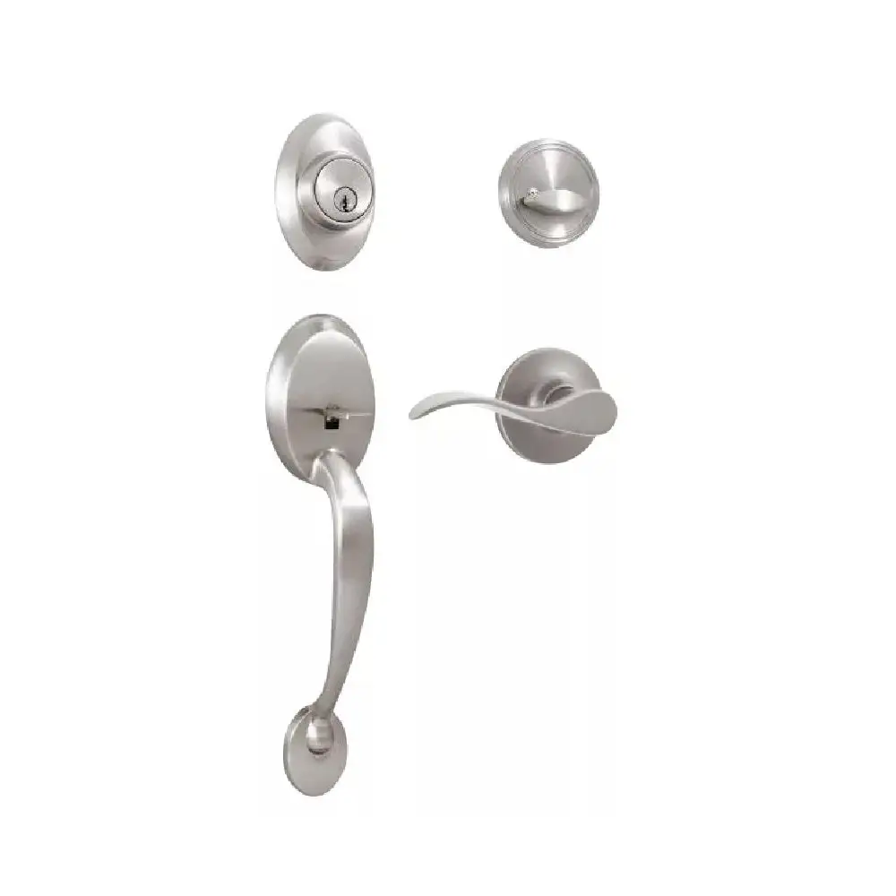 Deltana FPG1026D 10 Inch Satin Chrome Surface Bolt Off-Set