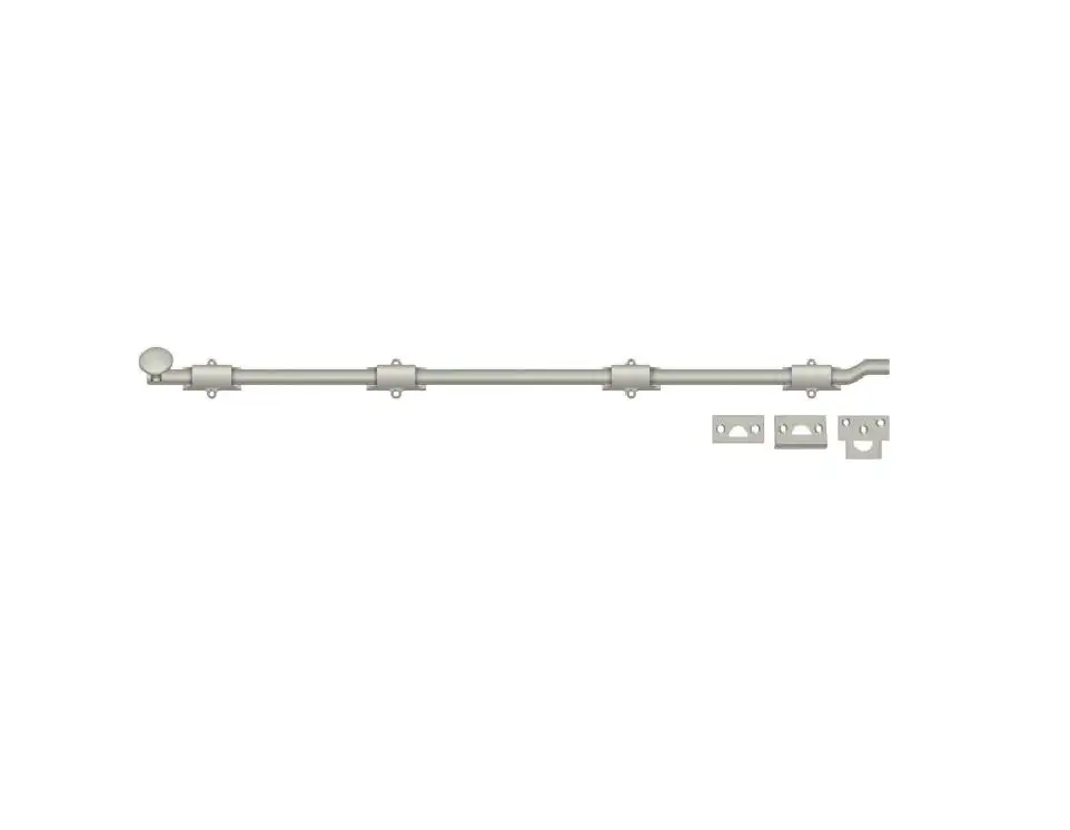 Deltana FPG2610B 26 Inch Surface Bolt Off-Set Oil Rubbed Bronze Finish