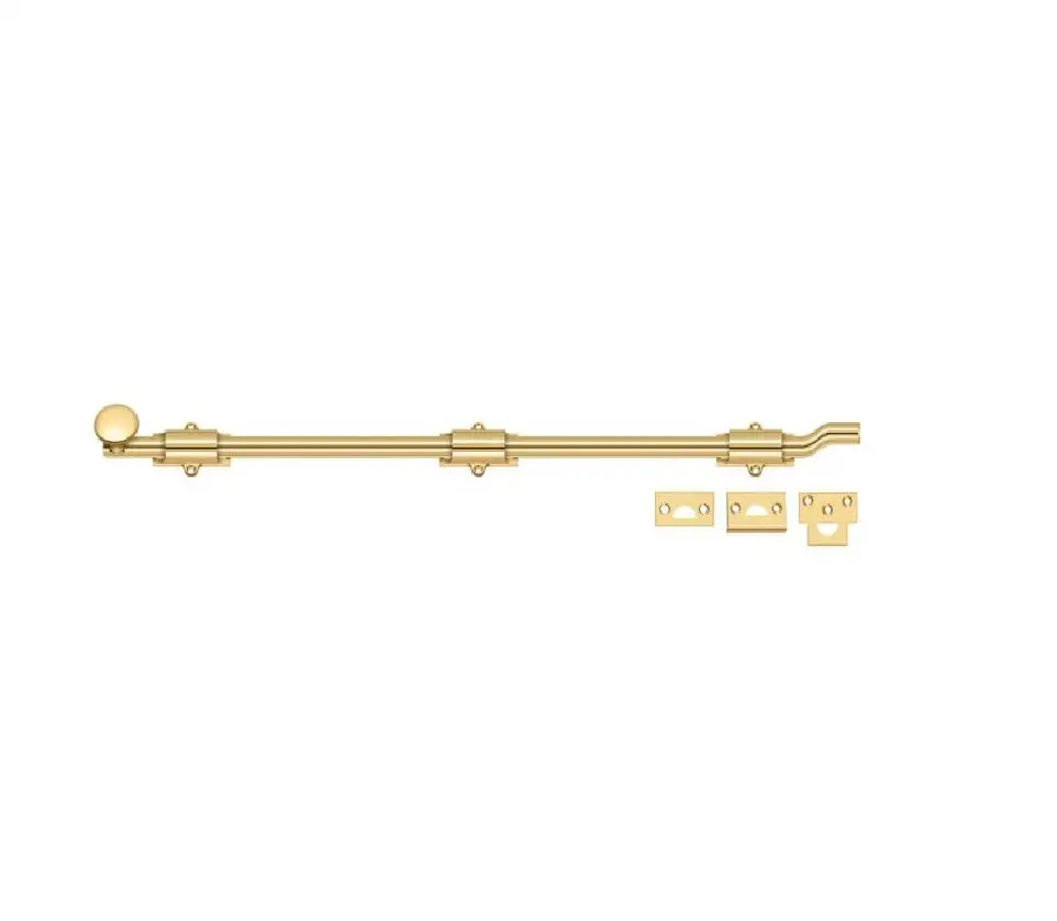 Deltana FPG2626D 26 Inch Surface Bolt Off-Set Satin Chrome Finish