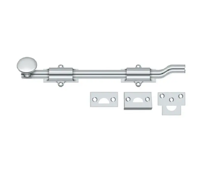 Deltana FPG4215A 42 Inch Surface Bolt Off-Set Antique Nickel Finish