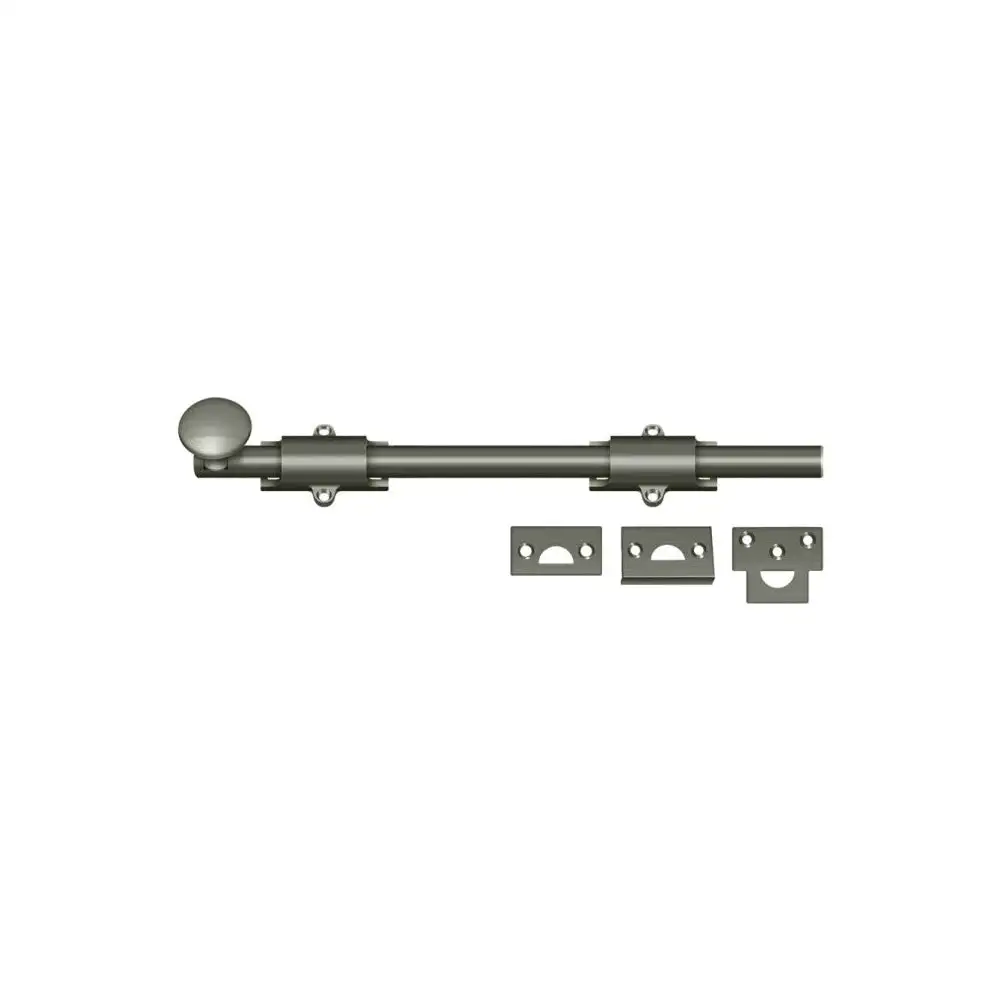 Heavy Duty Surface Bolt Lifetime Brass Shop Home Hardware Repair Tools Deltana