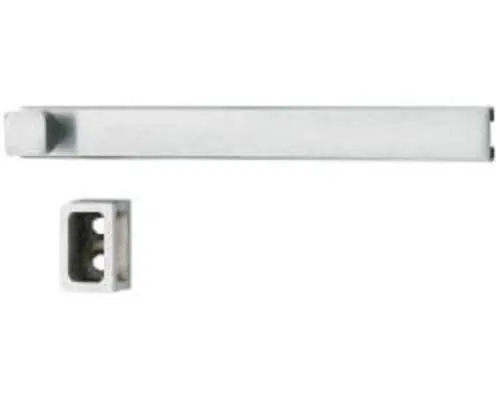 8 Inch Steel Bottom Surface Bolt - Bright Chrome Finish Ives